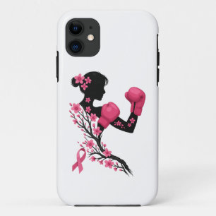 Boxing Girl Breast Cancer Awareness Phone Case