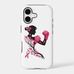 Boxing Girl Breast Cancer Awareness Phone Case