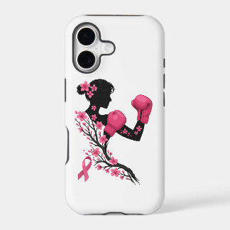 Boxing Girl Breast Cancer Awareness Phone Case