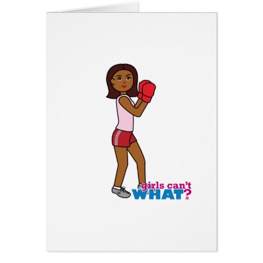 Boxing Girl Cards (Front)