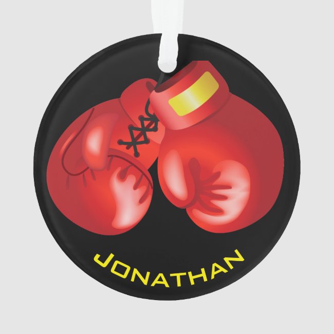  Boxing Gloves Acrylic Ornament