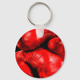 Boxing Gloves Boxer Grunge Style Keychain