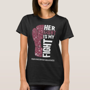 Boxing Gloves Brain Aneurysm Warrior T-Shirt