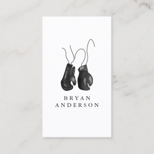 Boxing Gloves Business Card