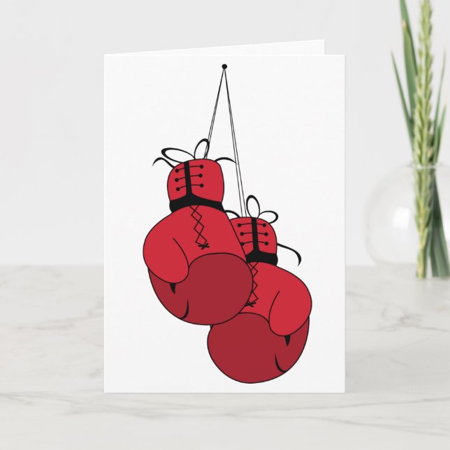 Boxing Gloves Card (Front)