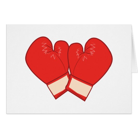 Boxing Gloves Cards (Front Horizontal)