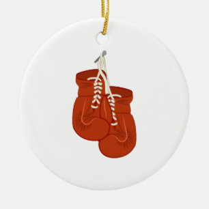 Boxing Gloves Ceramic Ornament