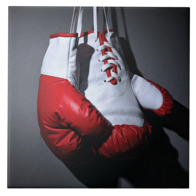 Boxing gloves ceramic tile (Front)