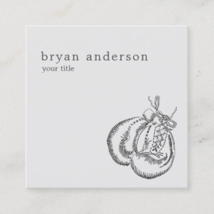 Boxing Gloves Club Business Card