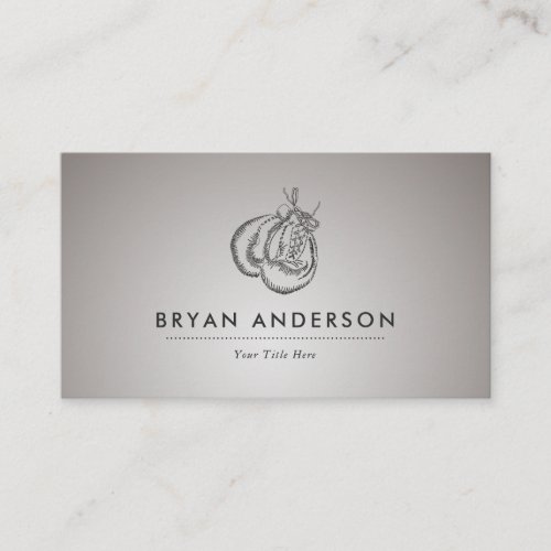 Boxing Gloves Club Business Card