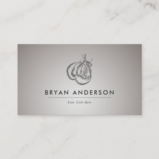 Boxing Gloves Club Business Card (Front)