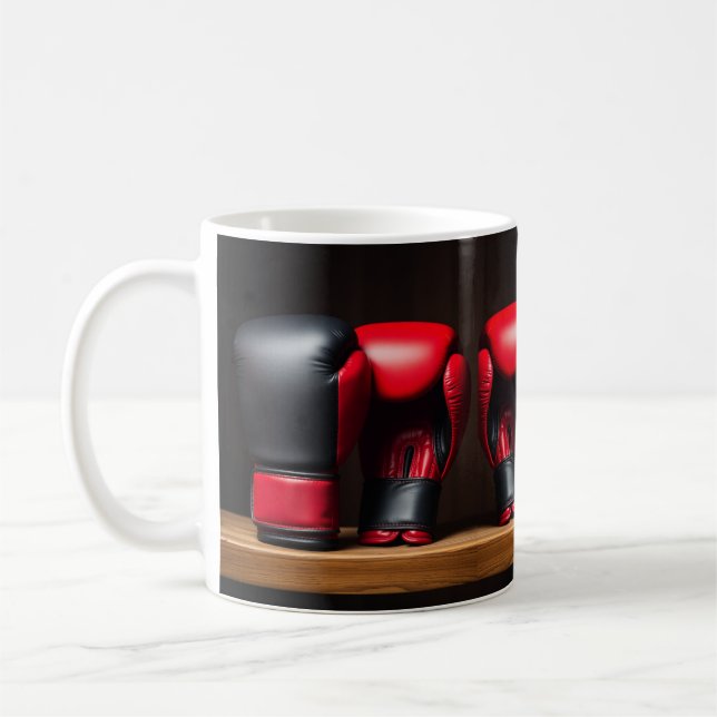 Boxing gloves coffee mug (Left)