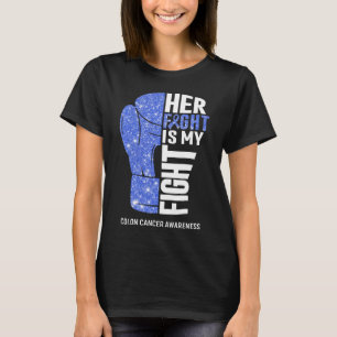 Boxing Gloves Colon Cancer Warrior T-Shirt