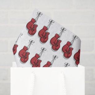 Boxing Gloves Decoupage Paper, Fight Night Tissue Paper