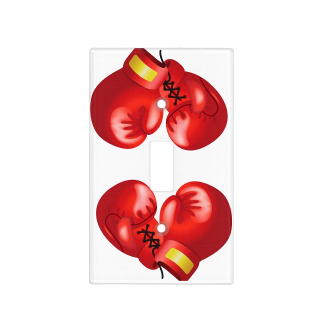 Boxing Gloves Design Light Switch Cover (Front)