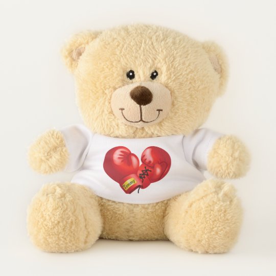 boxing gloves design teddy bear zazzle com