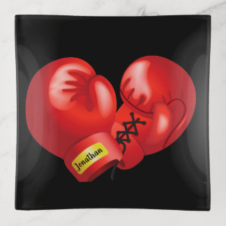 Boxing Gloves Design Trinket Tray