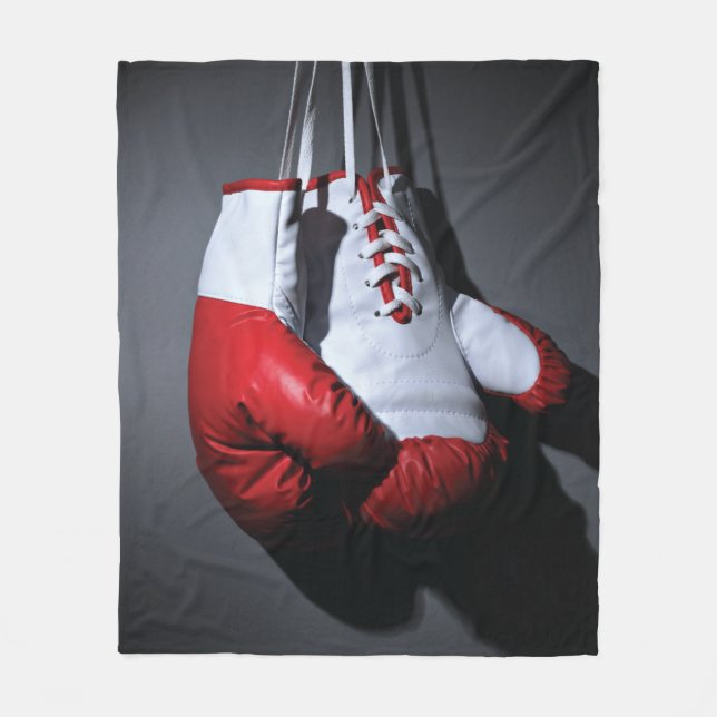 Boxing gloves fleece blanket (Front)