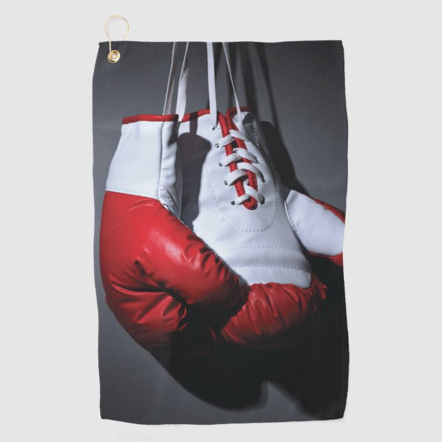 Boxing gloves  golf towel (Front)