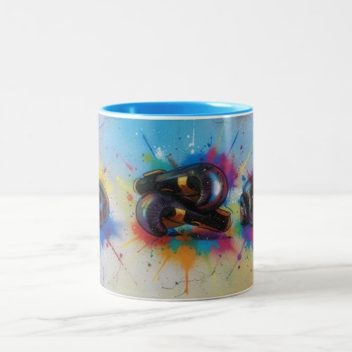 Boxing Gloves Graffiti Style Art Mug