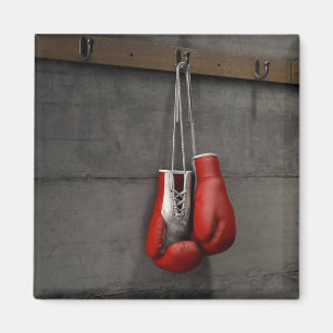 Boxing Gloves Hanging In Change Room Magnet