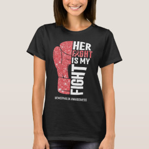 Boxing Gloves Hemophilia Warrior T-Shirt