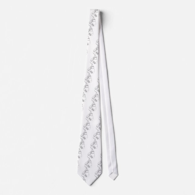 Boxing Gloves II Neck Tie (Front)