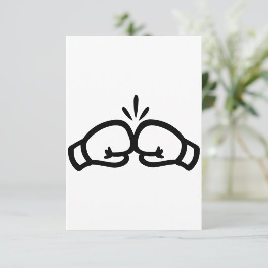 Boxing gloves logo icon (Standing Front)