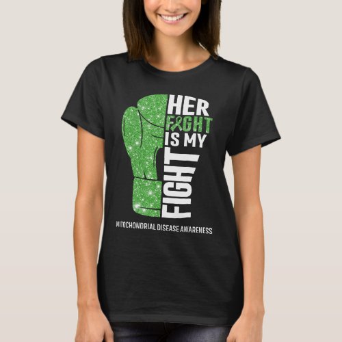 Boxing Gloves Mitochondrial Disease Warrior T_Shirt