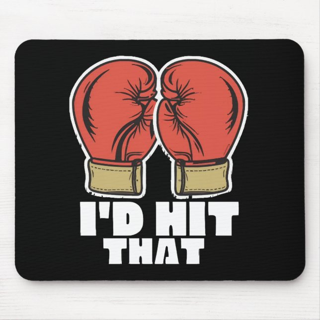 Boxing gloves mouse pad (Front)