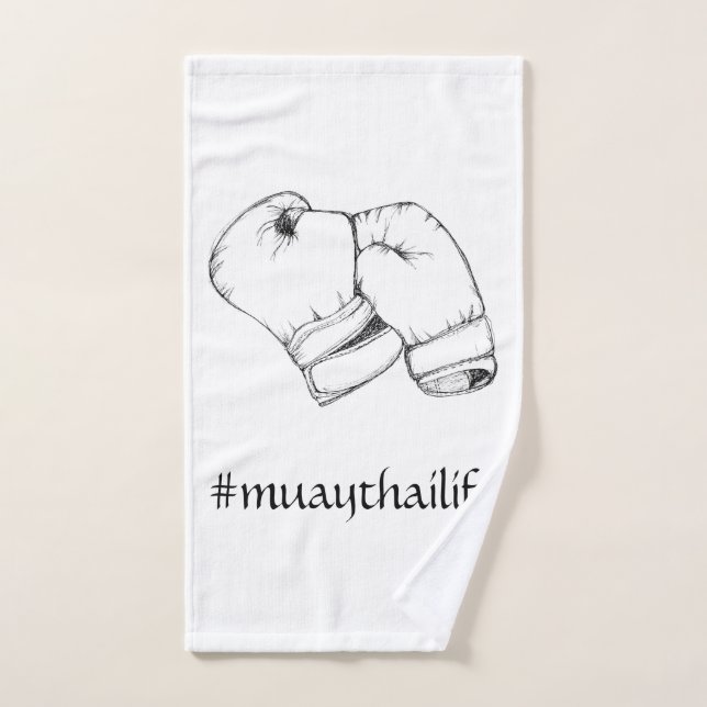 Boxing gloves muay thai hand towel  (Hand Towel)