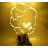 Boxing Gloves Night Light Up Lamp LED Personalized (Front)