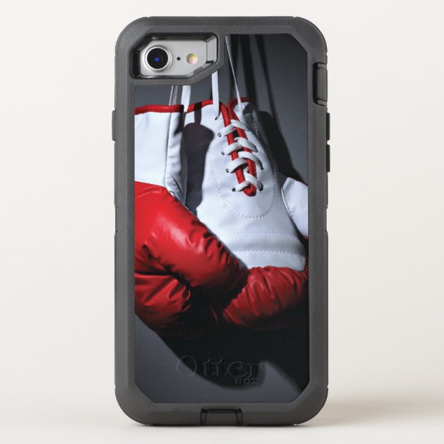 Boxing gloves  otterbox iPhone case (Back)