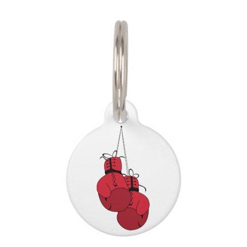 Boxing Gloves Pet ID Tag
