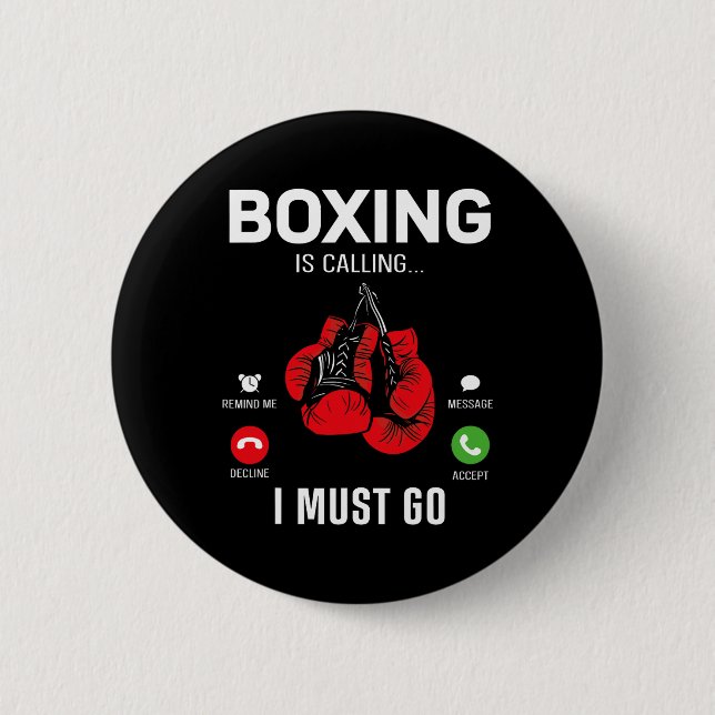Boxing Gloves Phone Display Boxing Is Calling I Mu Button (Front)