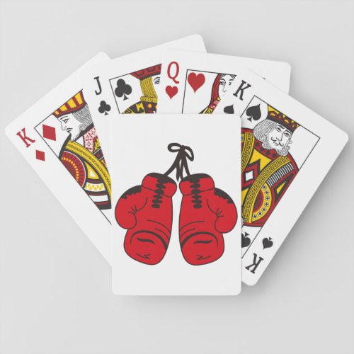 Boxing Gloves Poker Cards