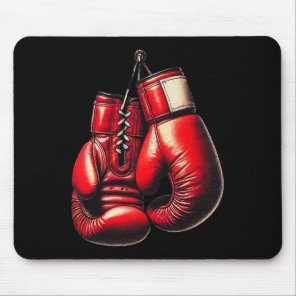 Boxing Gloves Red Boxing Sport Boxer Kickboxing  Mouse Pad