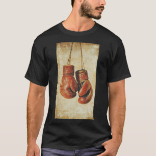 Boxing Gloves Sport Boxer Prompt Vintage Mma 1  T-Shirt
