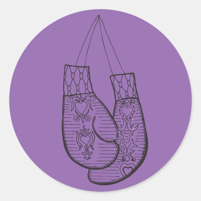 Boxing gloves sticker (Front)