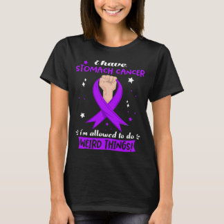 Boxing Gloves Stomach Cancer Warrior T-Shirt