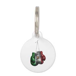 Boxing Gloves Pet ID Tags Zazzle