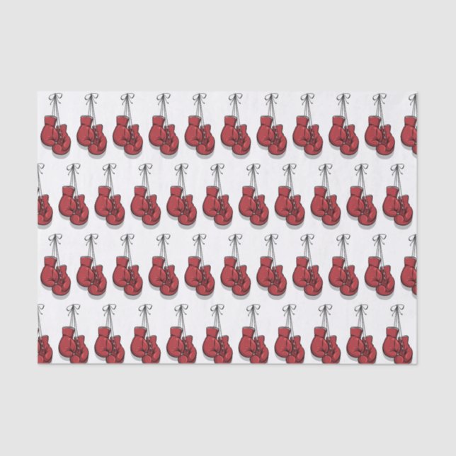 Boxing Gloves Tissue Paper (Front)