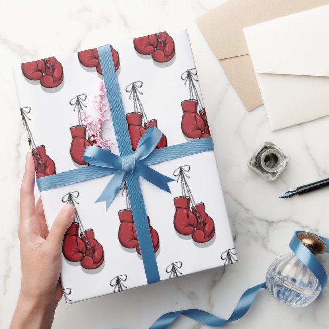 Boxing Gloves Wrapping Paper (Gifting)