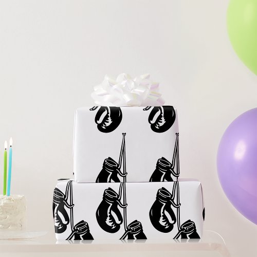 Boxing Gloves Wrapping Paper