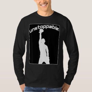 Boxing Graphic Gym Workout Motivation Unstoppable T-Shirt