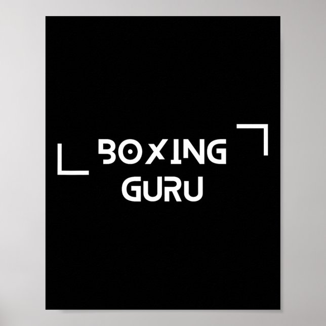 Boxing Guru  Poster (Front)