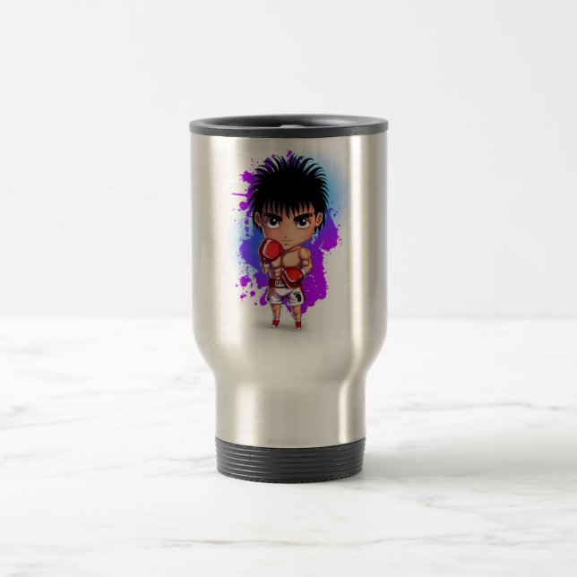 Boxing Guy Travel Mug (Center)