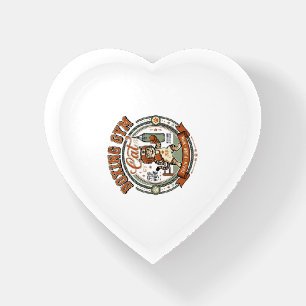 Boxing Gym Cat Boxing Gym Cat Vintage Vector Art S Paperweight