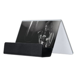 Boxing gym desk business card holder