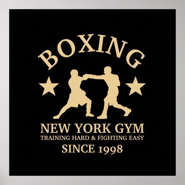 Boxing Gym, Pro Fighters Poster (Front)